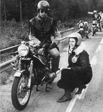 På väg till Stockholm 1969.