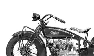 En Indian Scout var Bessies första motorcykel.