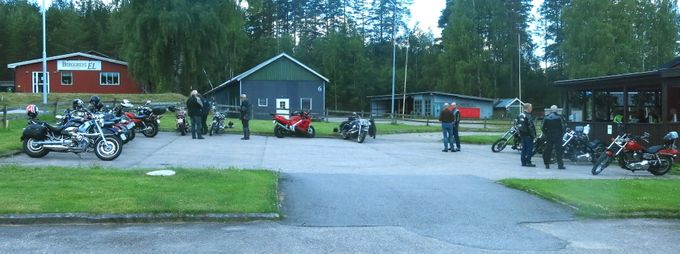 Vid Sundbäckens MC i Hagfors.