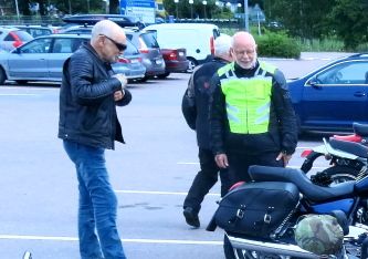 Stopp i Filipstad för wienerbrödsinköp.