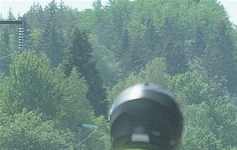 Det var lite knyckligt längs vägen vid Skruvstad.