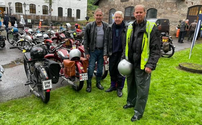 Anders, Lennart och Ulf deltog i årets Husqvarnarally.
